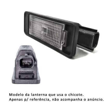 Plug Conector Luz De Placa Renault Logan Sandero 265109646r