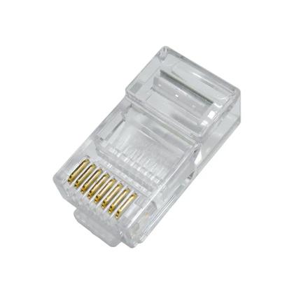 Imagem de Plug Conector Modular RJ45 Macho CAT.5e Para Cabo Solido e Flexivel SohoPlus Furukawa (Unidade)