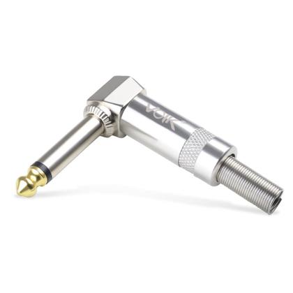 Imagem de Plug Conector P10 L Mono Voik PVK-P10 Profissional 20 Peças