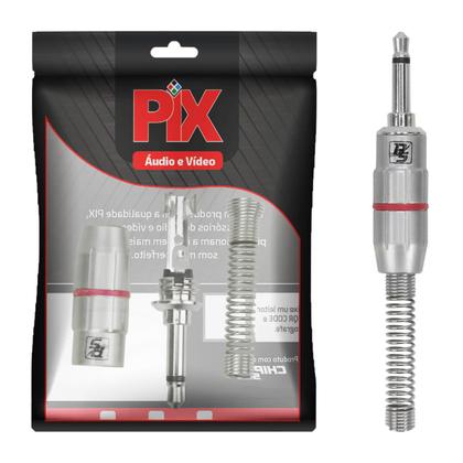 Imagem de Plug Conector P2 Macho Mono Profissional - Original