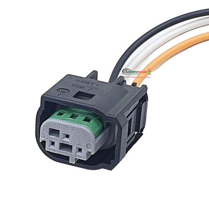 Imagem de Plug Conector Sensor Pressao Do Combustivel Volvo Xc60 Evoque