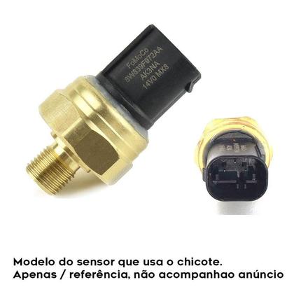 Imagem de Plug Conector Sensor Pressao Do Combustivel Volvo Xc60 Evoque