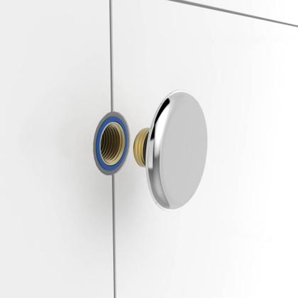 Imagem de Plug de latao c/ canopla cr rosca 1/2 - blukit