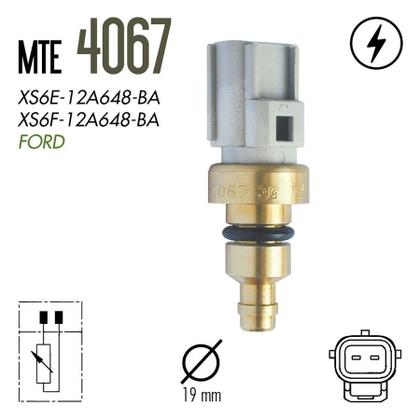 Imagem de Plug Eletronico Sensor Temperatura Agua Ecosport 2003 A 2012 / Escort 2000 A 2000 / Fiesta 1999 A 2013 / Focus 2000 A 2012 MTE 4067