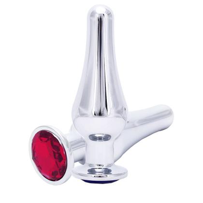 Imagem de Plug Escalonado Metal c/ Jóia 9,1 x 3 cm (Cód ESC)