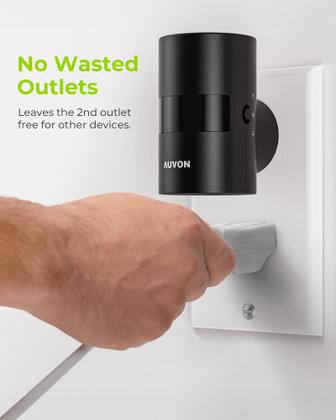 Imagem de Plug-in de LED de tubo AUVON de luz noturna com sensor de movimento, pacote com 2