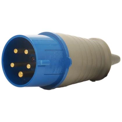 Imagem de Plug Industrial Soprano 3P+T+N IP44 9H 16A 220240Vca Azul