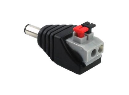 Imagem de Plug P4 2,1mm Macho C/ Borne Engate Rapido Emb 10 Pçs