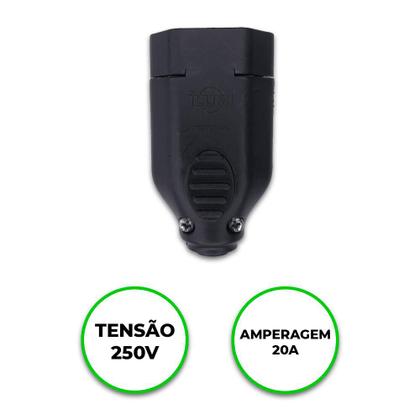 Imagem de plug Pino femea 2P+T 250v 20a Ilumi