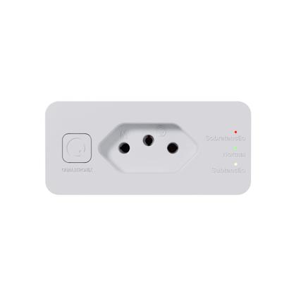 Imagem de Plug Protetor DPS Qualitronix 3P 10A Bivolt com Proteção Inteligente Contra Surtos, Quedas de Energia e Picos de Tensão  Ideal para PC, TV, Notebook