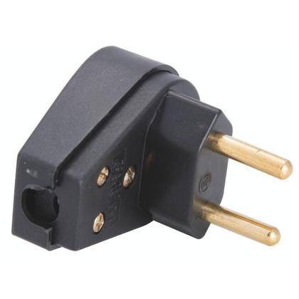 Imagem de Plugue Angular 2P 20 A 250 V Preto Tramontina