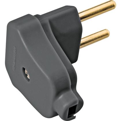 Imagem de Plugue Angular Tramontina 2P 10 A 250 V Tramontina Preto