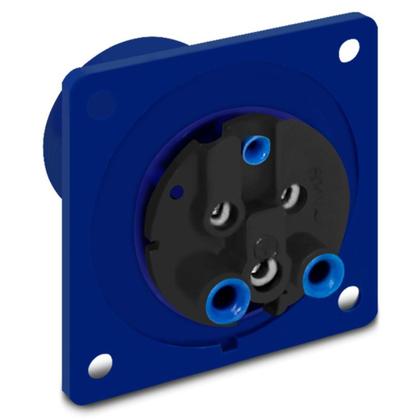 Imagem de Plugue de Embutir Industrial 220Vca Azul