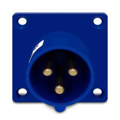 Imagem de Plugue de Embutir Industrial 220Vca Azul