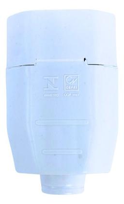 Imagem de Plugue Fêmea 10a 2p Adaptador De Tomada Branco