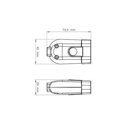 Imagem de Plugue Femea 2P+T 250 V 20 A Tramontina Branco