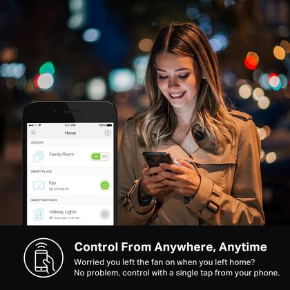 Imagem de Plugue inteligente Kasa Smart EP25P4 15A WiFi Apple HomeKit