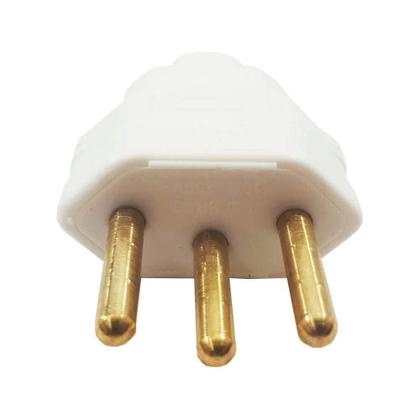Imagem de Plugue Macho 2p+t 10a Alumbra - Branco