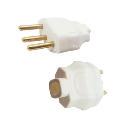 Imagem de Plugue Macho 2p+t 10a Alumbra - Branco