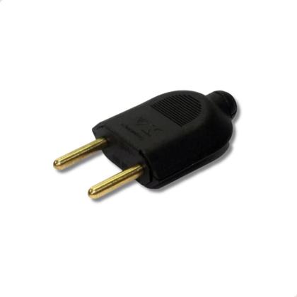Imagem de Plugue Macho Preto 2P 10A/250V  - RADIAL