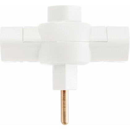 Imagem de Plugue T 2P 250 V 10 A Tramontina Branco