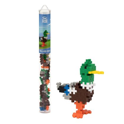 Imagem de PLUS PLUS  Mini Maker Tube  Pato Pato-real  70 peças, Brinquedo de caule de construção de construção, Mini blocos de quebra-cabeça interligados para crianças