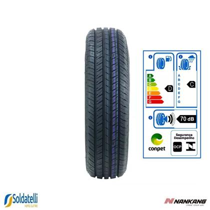 Imagem de Pneu 175/80 R13 N-605 86S WRL FAIXA BRANCA - Nankang