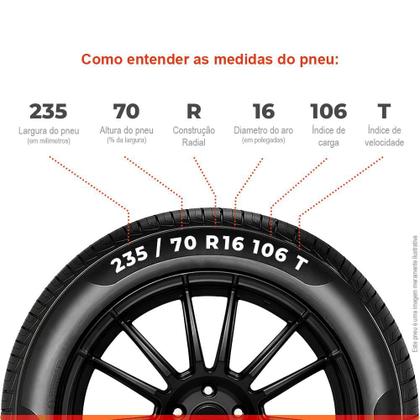 Imagem de Pneu 235/70 R16 106T Bravuris AT