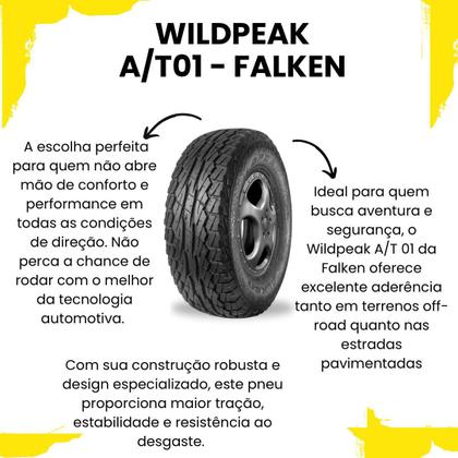 Imagem de Pneu 235/75 R15 104S Wildpeak A T 01 Falken Cod.ref. Blazer Hilux Cherokee Pajero L200 Ranger - 425067