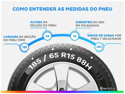 Imagem de Pneu Aro 15” 185/65R15 Goodyear 88H Direction 2 Sport