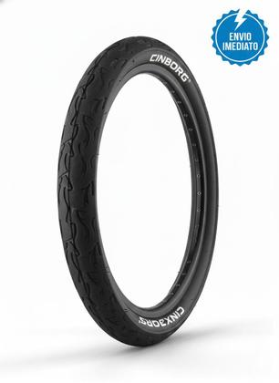 Imagem de Pneu Aro 20x2.125 Cinborg Irado Fire Flame Balão Bicicleta