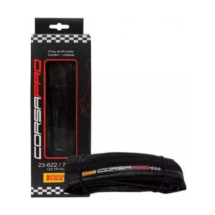 Imagem de Pneu Bicicleta Speed Pirelli Corsa Pro 700x23 Road Dobrável Kevlar Alta Performance