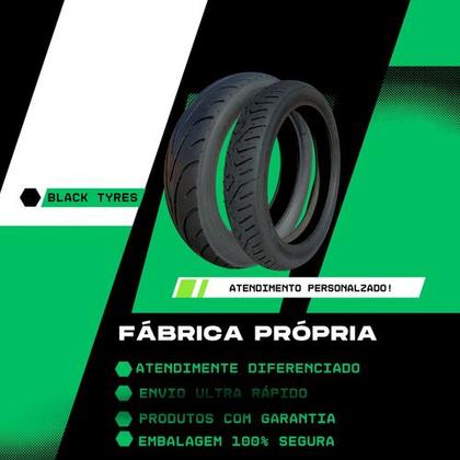 Imagem de Pneu Black Tyres Twister Ninja 100/80-17 + 140/70-17 2un S66