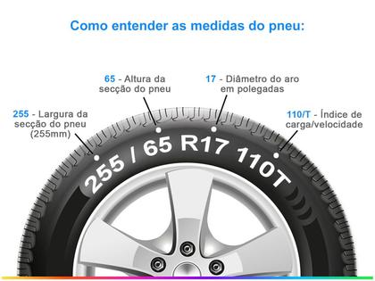 Imagem de Pneu Bridgestone 255-65R17 110T Dueler H-T 684 II
