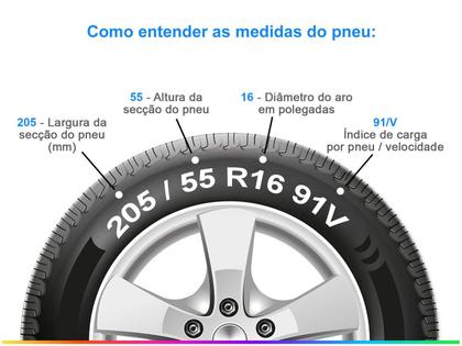 Imagem de Pneu Bridgestone aro 16 - 205/55R16 - Turanza ER300 - 91V