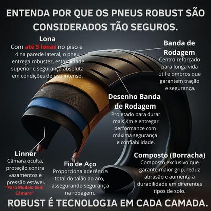 Imagem de Pneu de Moto Dianteiro 2.75-18 Luas Com Camara Robust