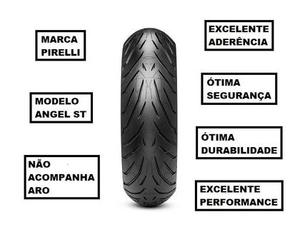 Imagem de Pneu De Moto Marca Pirelli Traseiro 685 180/55-17 Angel ST CB 650R