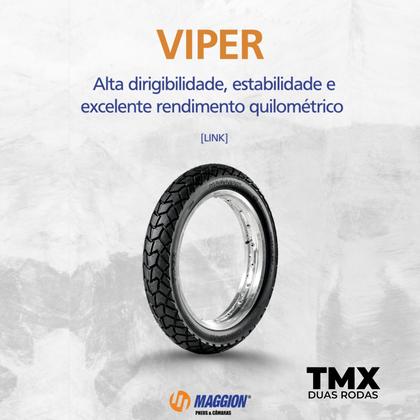 Imagem de Pneu Dianteiro Honda NXR Bros Todas Xre 190 Crosser 150 Maggion Viper 90/90-19 Uso Com Câmara