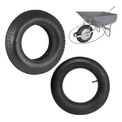 Imagem de Pneu E Câmera De Ar Para Carrinho De Mão Carriola