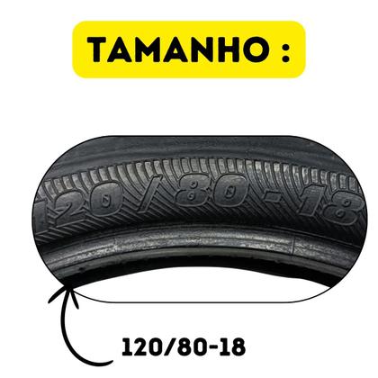 Imagem de Pneu Moto Xre 300 Tornado Xtz 250 120/80-18 60p Traseiro