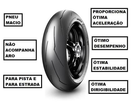 Imagem de Pneu Pirelli Traseiro 451 190/55-17 Diablo Super corsa SP V2 CBR 600RR