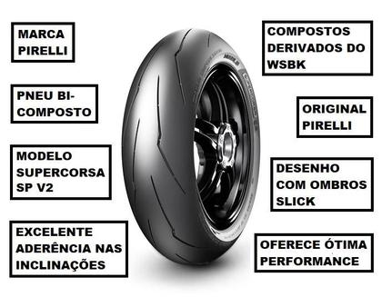 Imagem de Pneu Pirelli Traseiro 451 190/55-17 Diablo Supercorsa SP V2 GSX-R750