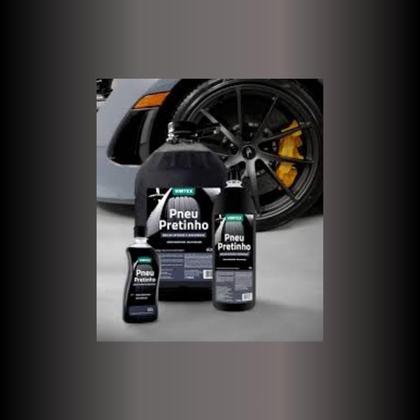 Imagem de Pneu pretinho automotivo brilho molhado 500ml vonixx