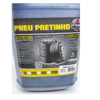 Imagem de Pneu Pretinho Limpa Pneu Concentrado 5 Litros Gitanes