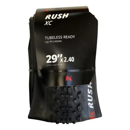 Imagem de Pneu Rush XC PRO 29x2.40 TR Tubeless MTB 120TPI K1245 Lateral Reforçado