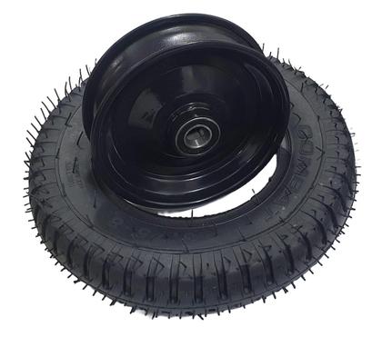 Imagem de Pneus Carreta Reboque Motos Medida 3.75-8 + Roda Rolamento