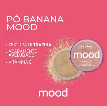 Imagem de Pó Banana Ruby Rose Mood Textura Ultrafina 7g