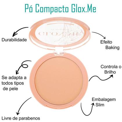 Imagem de Pó Compacto 4 Tons- Glox.Me