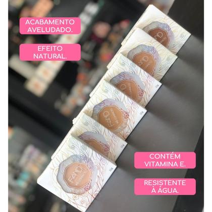 Imagem de Pó Compacto Facial da Fand Makeup Cor 04 Efeito Aveludado Resistente À Água