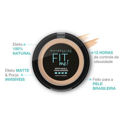 Imagem de Pó Compacto Maybelline - Fit Me!